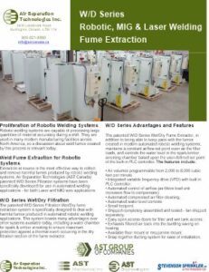icon to download W/D series Fume Extractor Brochure | AST Canada
