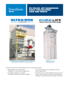 Donaldson FS Series dust collector brochure download icon | AST Canada