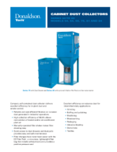 Donaldson Cabinet Series 50-80 dust collector brochure download icon | AST Canada