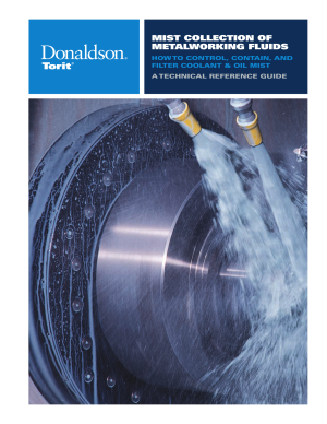 Mist collection of metalworking fluids brochure thumb | AST Canada