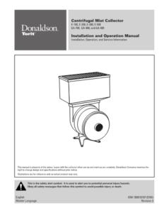 Donaldson Centrifugal mist collector manual download icon | AST Canada