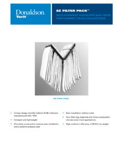 Donaldson EZ pack filter datasheet thumbnail | AST Canada