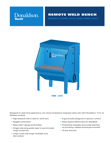 Remote Weld Bench – AST Canada