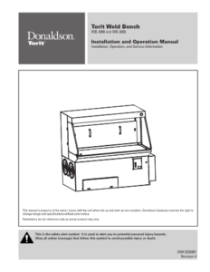 Donaldson Weld Bench Fume Extractor manual download icon | AST Canada