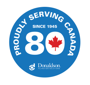 Donaldson 80th anniversary in Canada Logo | AST Canada
