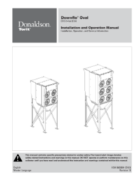 Donaldson Downflo Oval Manual DFO 2-4 and 3-6 Cartridge Dust Collector manual download icon | AST Canada
