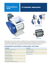 Donaldson FT Rotary Airlock datasheet download icon | AST Canada