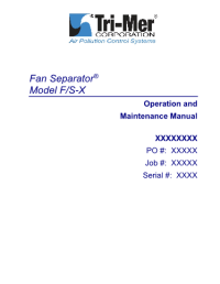 Tri-Mer Fan Separator Fume Scrubber manual download icon | AST Canada