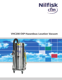 Nilfisk VHC200EXP Air Powered Pneumatic Industrial vacuum datasheet download icon | AST Canada