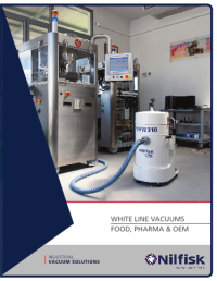 Nilfisk Food Pharma & OEM Industrial vacuum brochure download icon | AST Canada