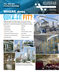 Nordfab Quick-Fit Ducting Applications brochure download icon | AST Canada