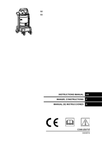 Nilfisk S-Series Single phase intermittent duty industrial vacuum manual download icon | AST Canada