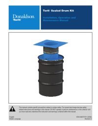 Donaldson Sealed Drum Connection Kit manual download icon | AST Canada