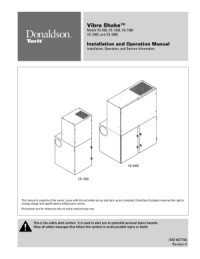 Donaldson Vibra Shake Cartridge Dust Collector manual download icon| AST Canada