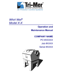 Tri-Mer Whirl Wet Dust Collector manual download icon | AST Canada