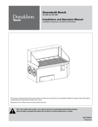 Donaldson downdraft Bench Cartridge Dust Collector Manual download icon| AST Canada